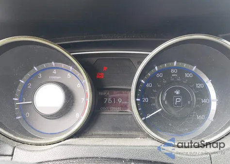 2012 Hyundai Sonata Limited z USA, uszkodzony, nr VIN 5NPEC4AC7CH395590